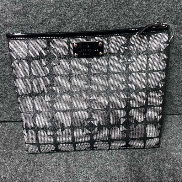 KATE SPADE Adrianne Pebbled Ace of Spades Universal Tablet Sleeve WLRU1241 Black - Picture 2 of 16